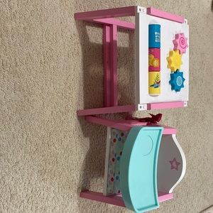 American Girl Bitty Baby high chair/toy. Excellent condition.